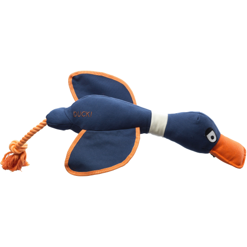 House of Paws Duck Canvas Thrower Dog Toy