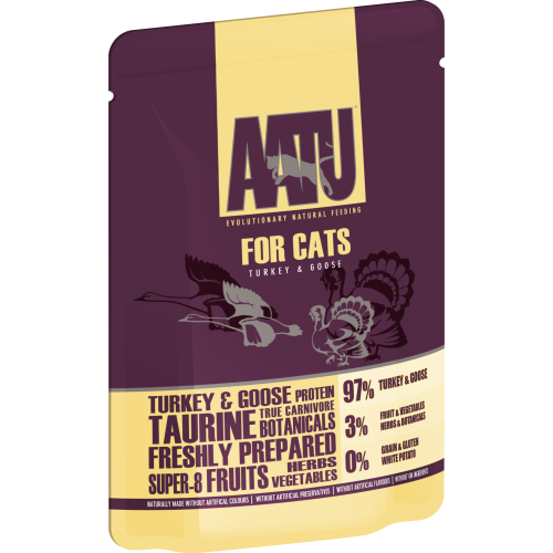 AATU For Cats Turkey & Goose Wet Pouches