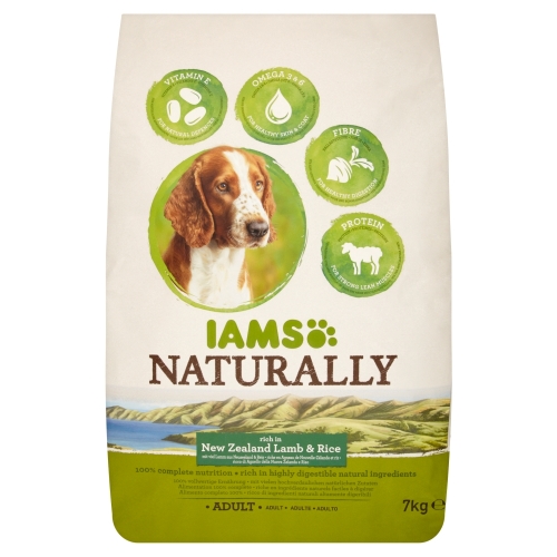Iams Naturally New Zealand Lamb & Rice Adult Dog Food From
