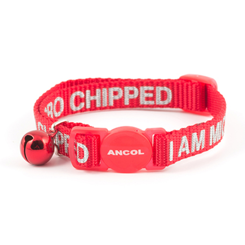 Ancol Microchipped Nylon Cat Collar