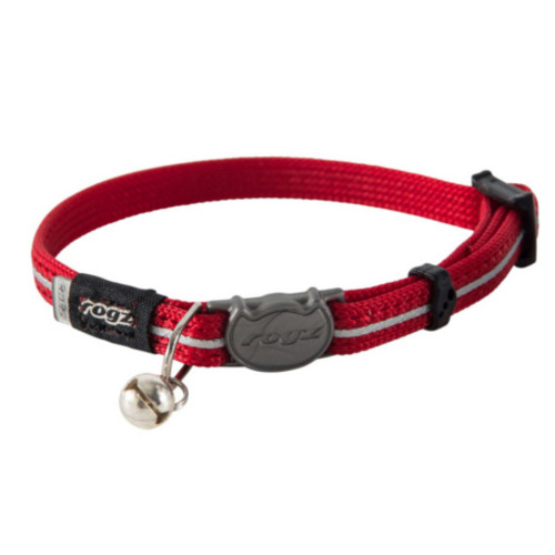 Rogz AlleyCat Red Reflective Cat Collar