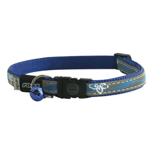 Rogz NightCat Blue Reflective Cat Collar