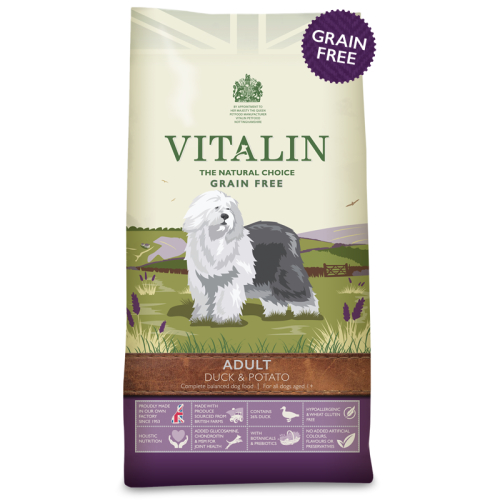 Vitalin Natural Duck & Potato Large Breed Adult Dog Food
