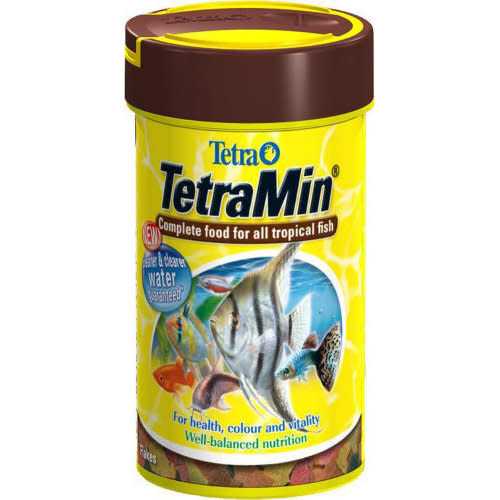 Tetra Min Tropical Fish Food Flakes