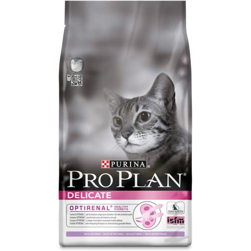 PRO PLAN OPTIRENAL Turkey Delicate Adult Dry Cat Food