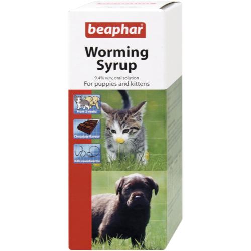 Beaphar Worming Syrup for Puppies and Kittens
