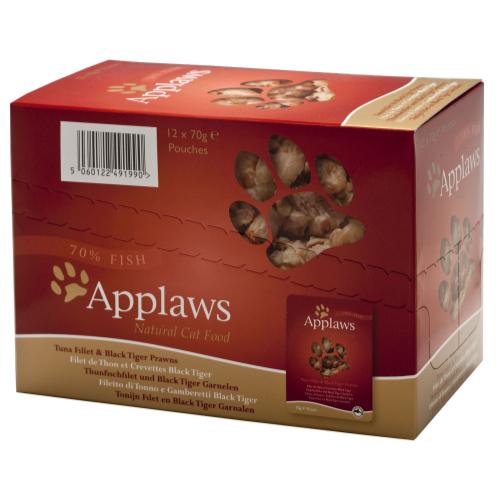 Applaws Tuna & Pacific Prawn Pouches Adult Cat Food