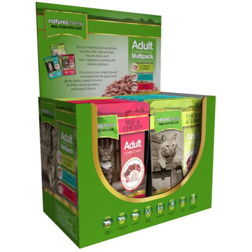 Natures Menu Multipack Adult Cat Food Pouches