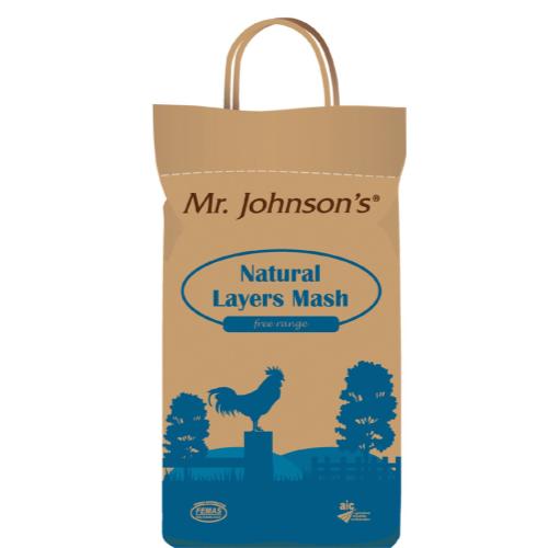 Mr Johnsons Natural Layers Mash Chicken Food