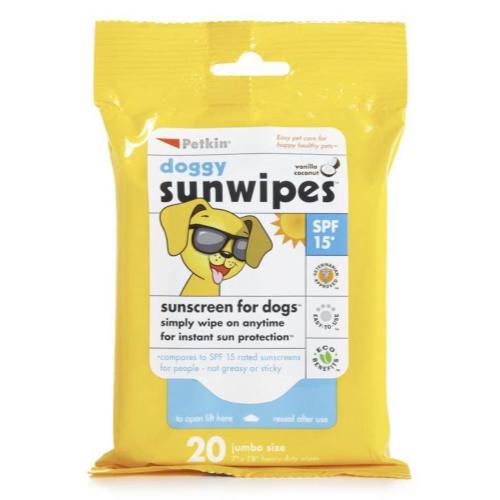 Petkin Dog Sunscreen Sun Wipes