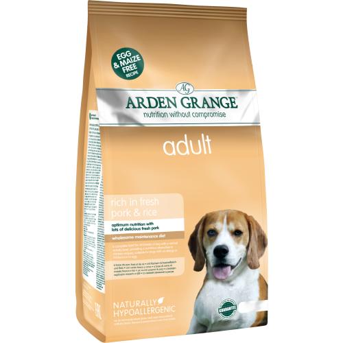 Arden Grange Rich in Fresh Pork & Rice Adult Dog Food