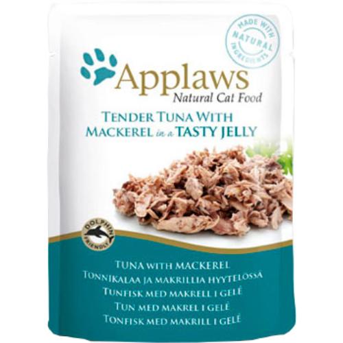 Applaws Tuna with Mackerel In Jelly Pouch Adult Cat Food
