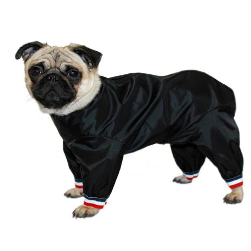 Cosipet Black Half Leg Trouser Suit Dog Coat