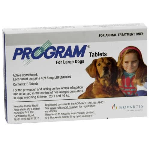Program Flea Control Dog