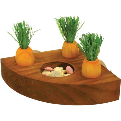 Rosewood Carrot Toy n Treat Holder