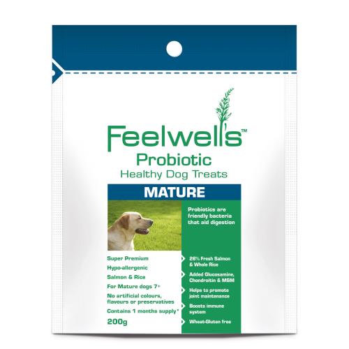 Feelwells Salmon & Rice Healthy Mature Dog Treat