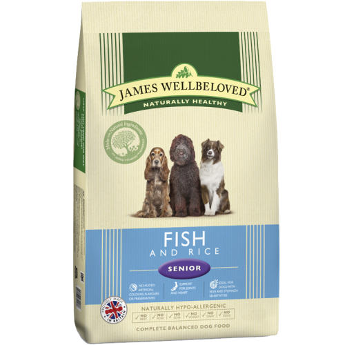 James Wellbeloved Fish & Rice Senior Dog Food