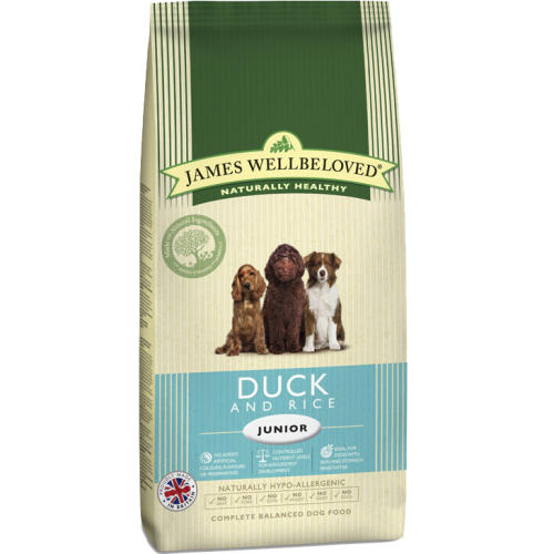 James Wellbeloved Duck & Rice Junior Dog Food