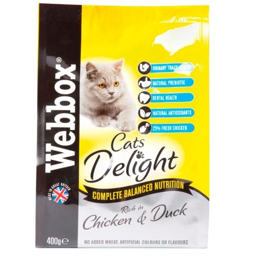 Webbox Cat Delight Complete Chicken & Duck Adult Cat food