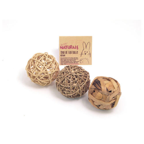 Rosewood Naturals Trio Of Fun Balls Medium