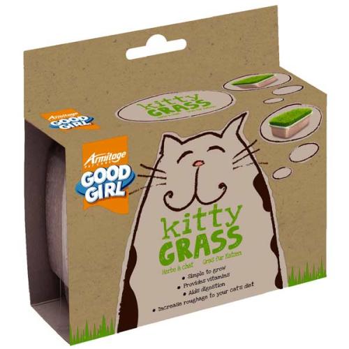 Armitage Cat Good Girl Kitty Grass
