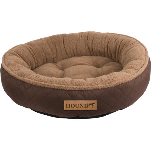 Hound Donut Dog Bed Brown
