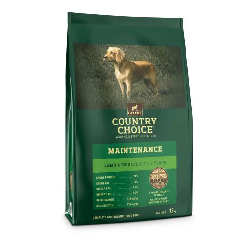 Gelert Country Choice Maintenance Lamb & Rice Adult Dog Food