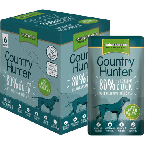 Natures Menu Country Hunter Duck Pouches Adult Dog Food
