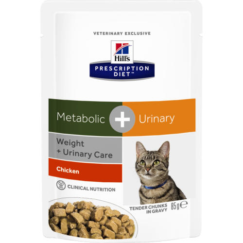 Hills Prescription Diet Feline Metabolic + Urinary Pouches