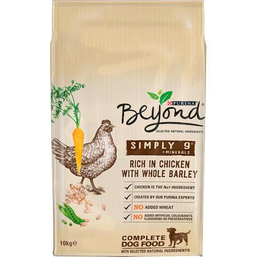 Purina Beyond Simply 9 Chicken & Barley Adult Dog Food ...