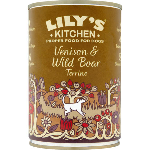 Lilys Kitchen Venison & Wild Boar Terrine Dog Food
