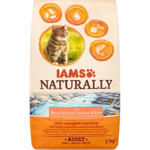 IAMS Naturally North Atlantic Salmon Dry Adult Cat Food