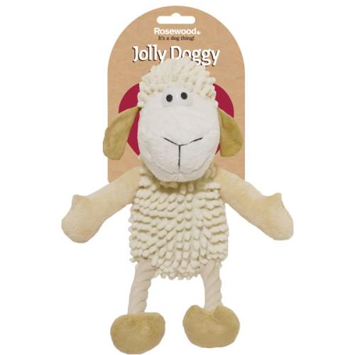 Rosewood Farmyard Sheep Dog Toy
