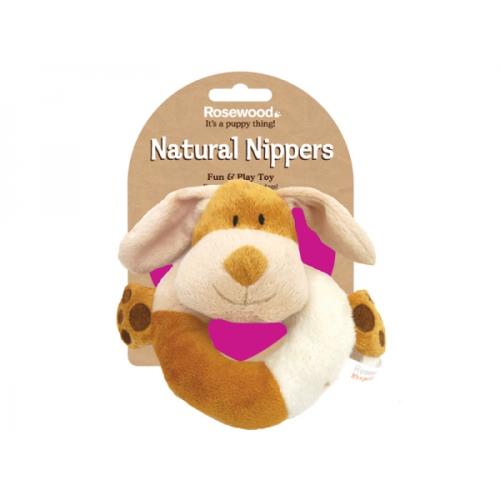 Rosewood Cuddle Plush Ring Dog Toys