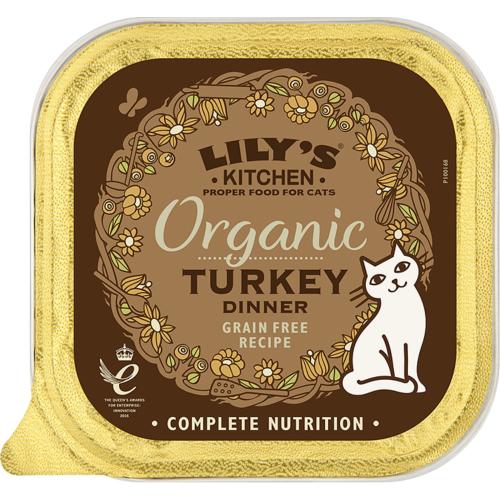 Lilys Kitchen Organic Turkey Dinner Complete Wet Cat Food