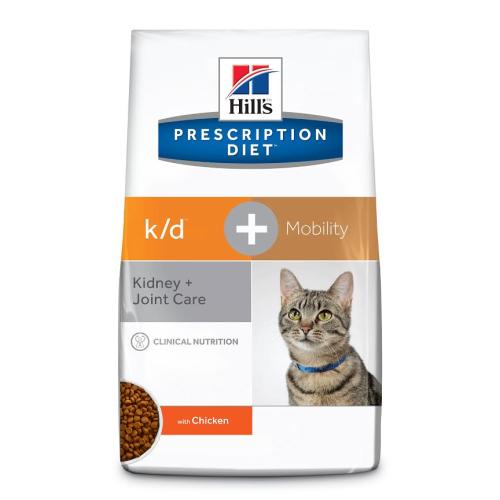 Hills Prescription Diet KD+ Mobility Kidney + Joint Dry Cat Food Chicken