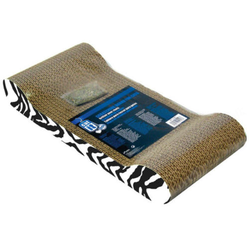 Catit Patterned Scratching Board with Catnip Tiger Design
