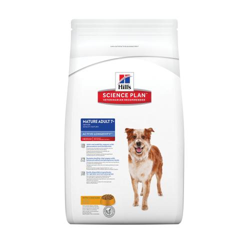 Hills Science Plan Medium Breed Mature 7+ Chicken Dry Dog Food
