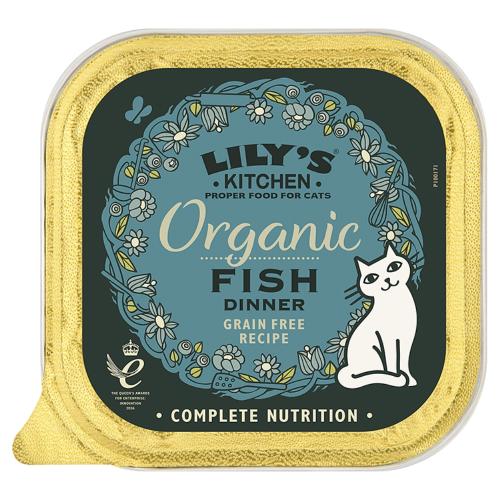 Lilys Kitchen Organic Fish Dinner Complete Wet Cat Food