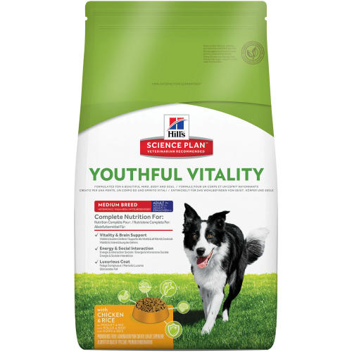 Hills Science Plan Canine Youthful Vitality Adult & Senior 7+ Medium Chicken