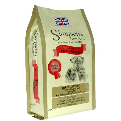 Simpsons Complete Chicken & Brown Rice Adult Dog Food