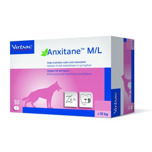 Virbac Anxitane Anxiety Relief Tabets for Cats & Dogs