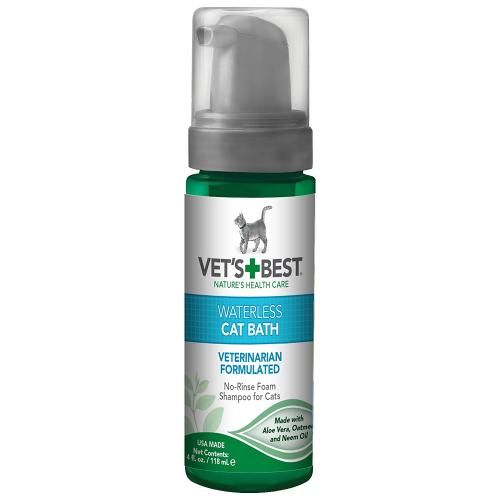 Vets Best Waterless Cat Bath Shampoo