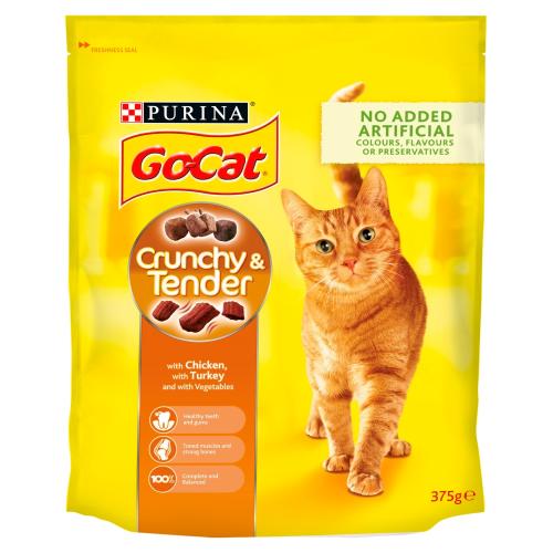Go-Cat Crunchy Chicken Turkey & Vegetables Cat Food