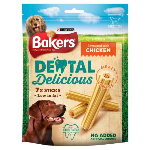 Bakers Dental Delicious Chicken Dog Treats