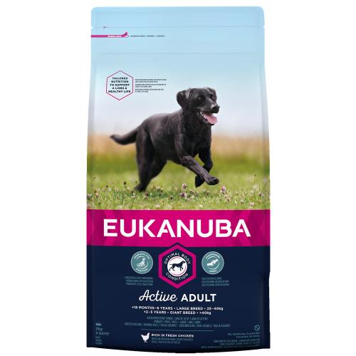 Eukanuba Active Adult Chicken Large Breed Adult Dog Food