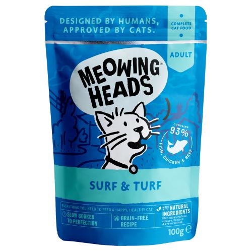 Meowing Heads Surf & Turf Wet Cat Food