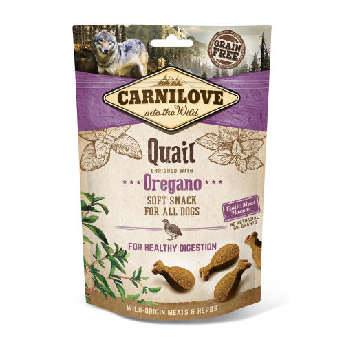 Carnilove Semi-moist Snack Quail with Oregano Dog Treat