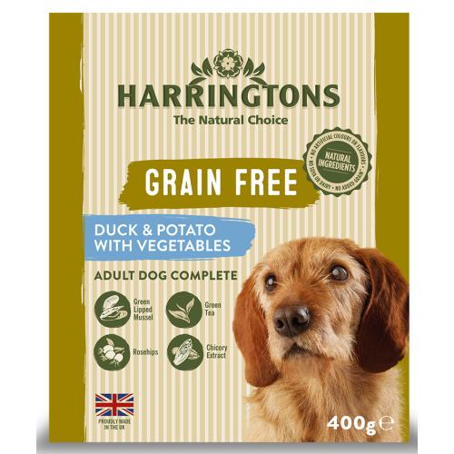 Harringtons Grain Free Duck & Potato Adult Wet Dog Food