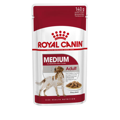 Royal Canin Medium Wet Adult Dog Food Pouches in Gravy